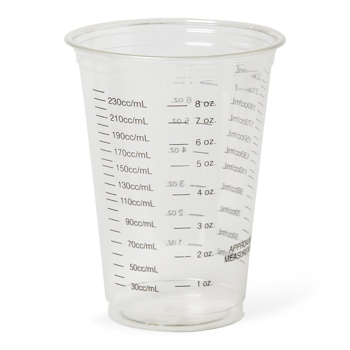 Medline Disposable Graduated Cold Plastic Drinking Cups - 10 oz, Clear with Black Graduations Each  (1000/ Case) Medline Disposable Graduated Cold Plastic Drinking Cups - 10 oz, Clear with Black Graduations Each  (1000/ Case)